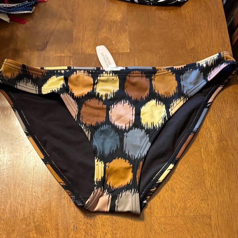 Stylish swim Bottoms with Multicolor Design